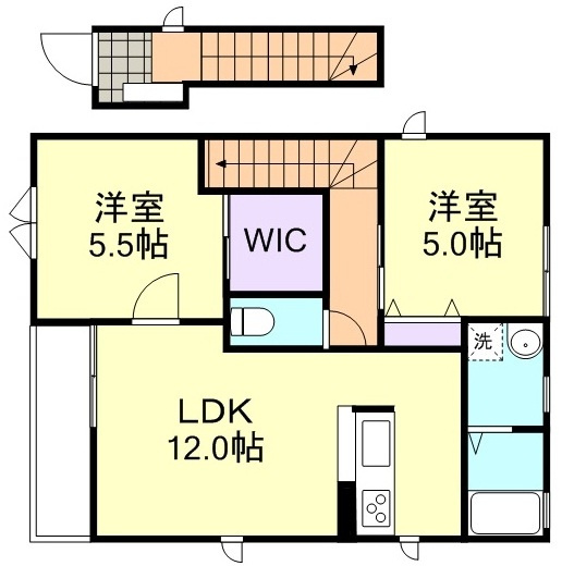 ガーデンリラC棟の間取り