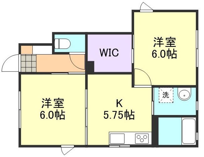 ガーデンリラC棟の間取り
