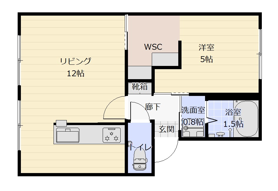 プレジール杉原の間取り