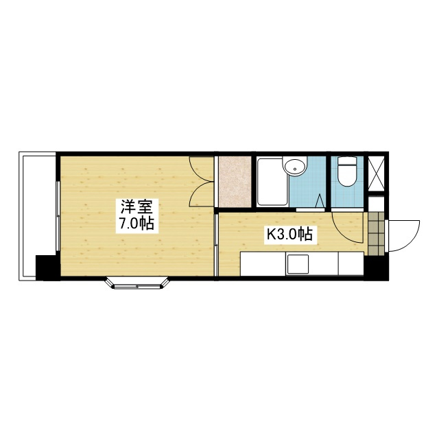 レジデンスヨコオの間取り