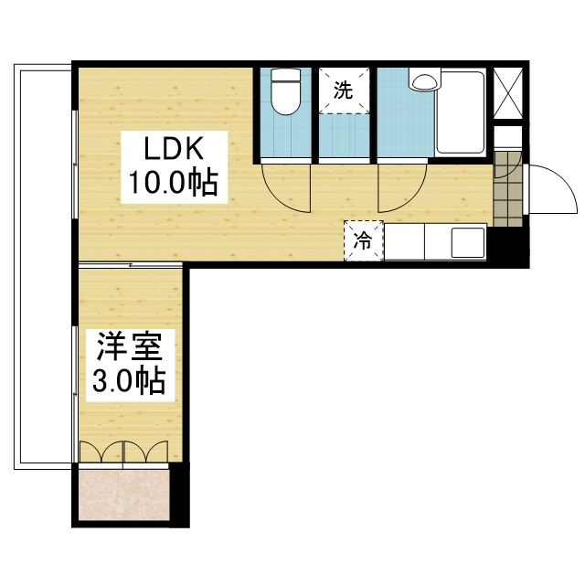 メゾン・ド・ルー城北の間取り