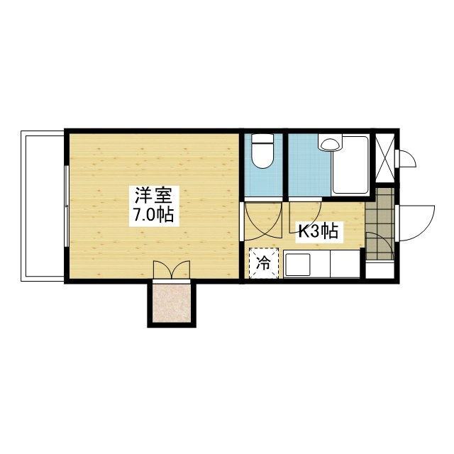 メゾン・ド・ルー城北の間取り