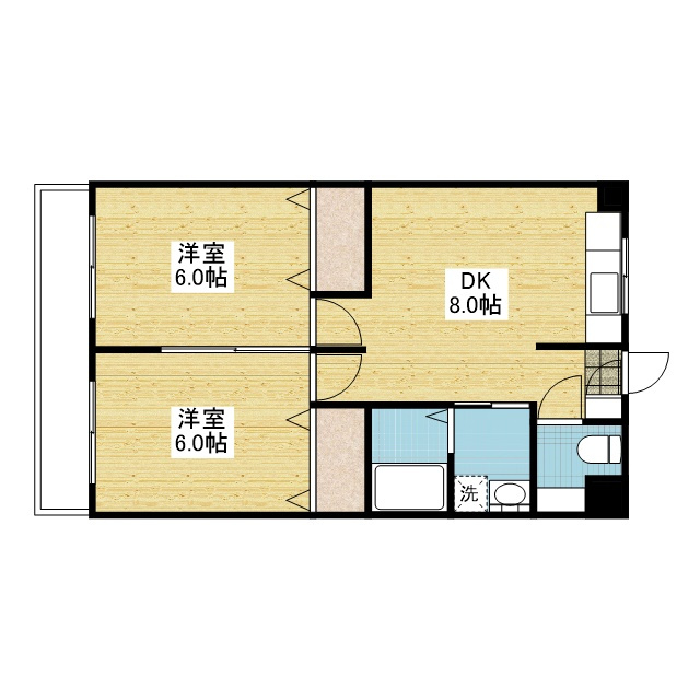 きららハイツ13の間取り