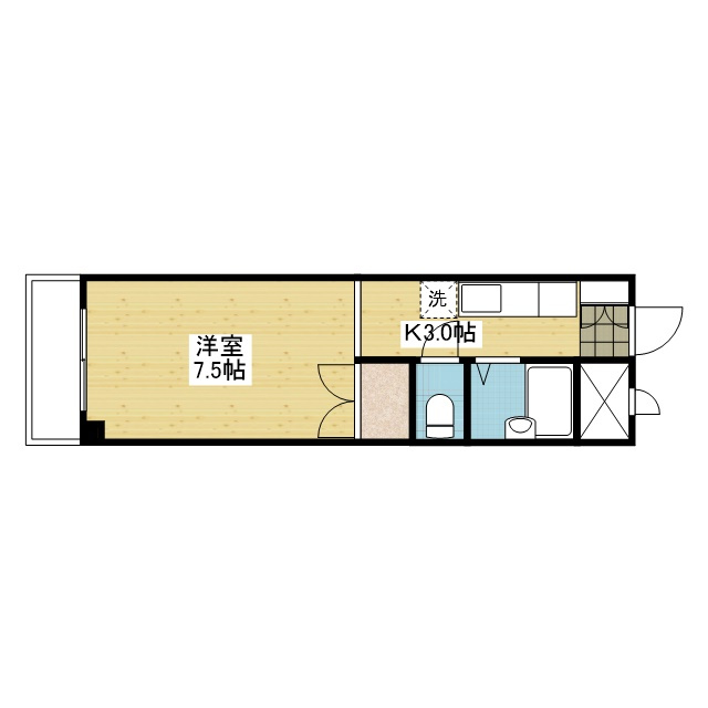 KTマンションの間取り