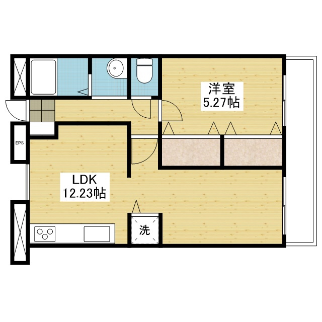 アルト紅葉町 C棟の間取り