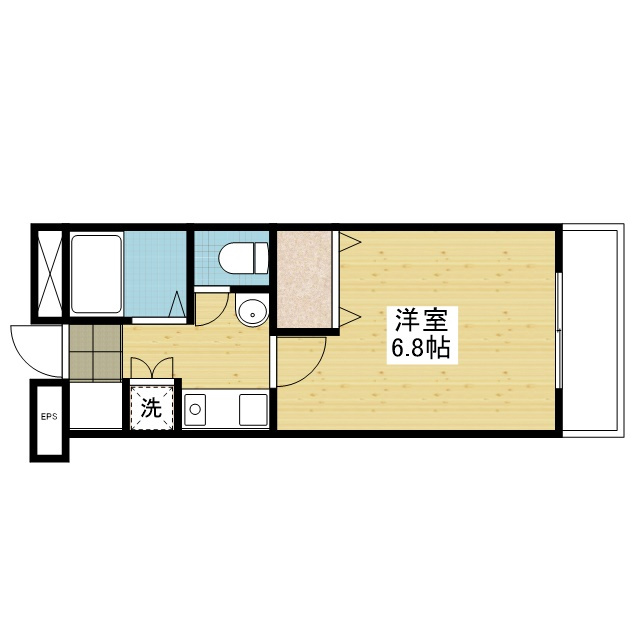 アルト紅葉町 A棟の間取り