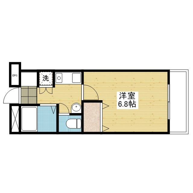 アルト紅葉町A棟の間取り