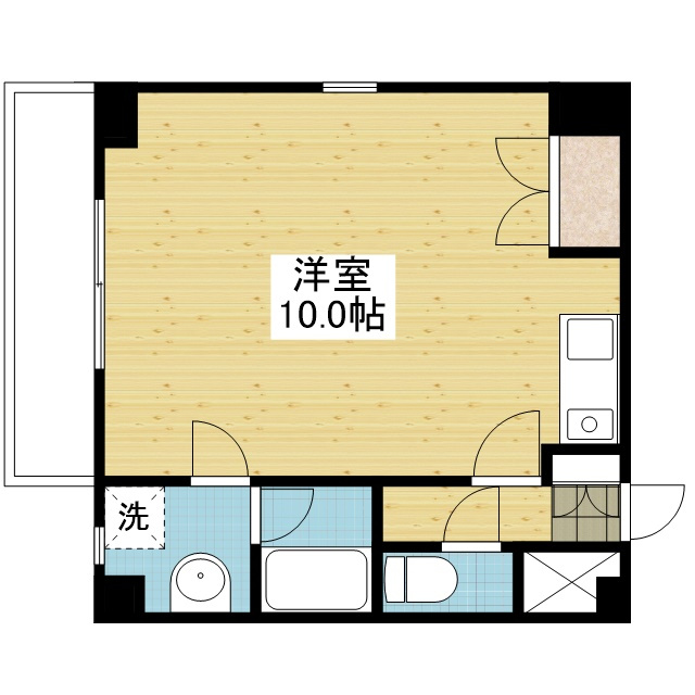 シャルマンコーポ川内の間取り