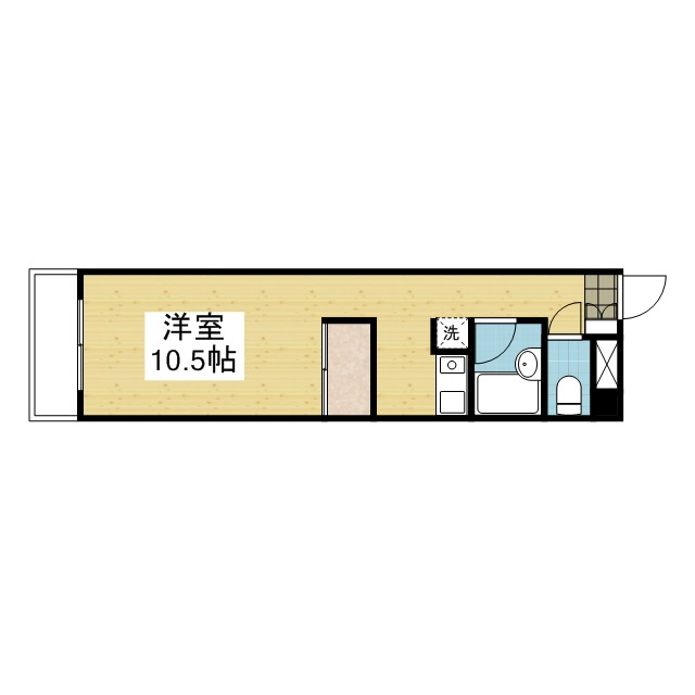 日正山越ハイツ1の間取り