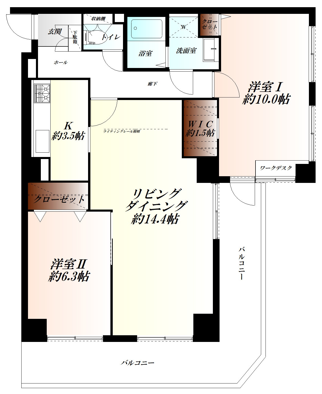 ライフプラザ熊谷の間取り