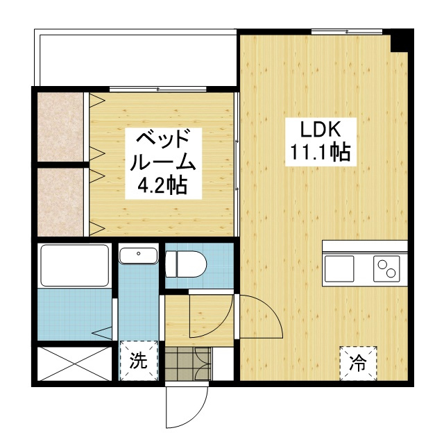 アルト栗林公園の間取り