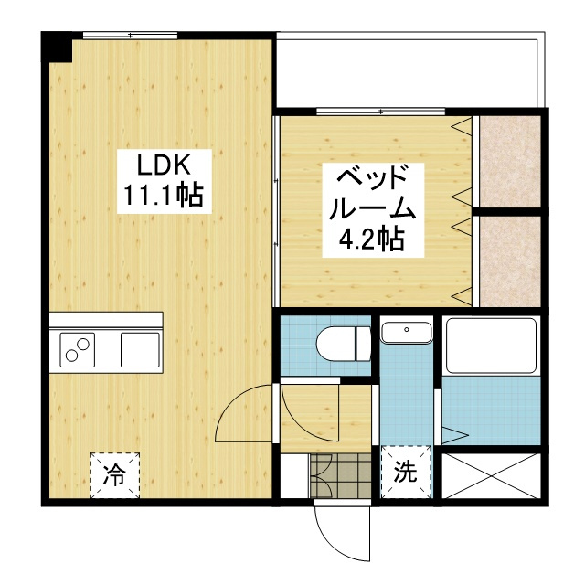 アルト栗林公園の間取り