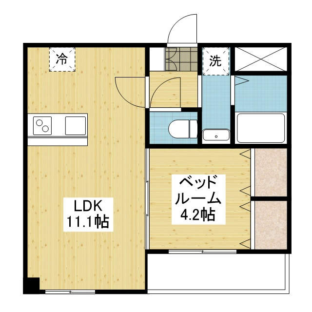 アルト栗林公園の間取り
