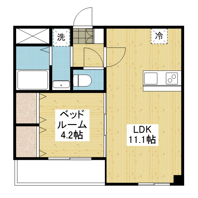 アルト栗林公園の間取り