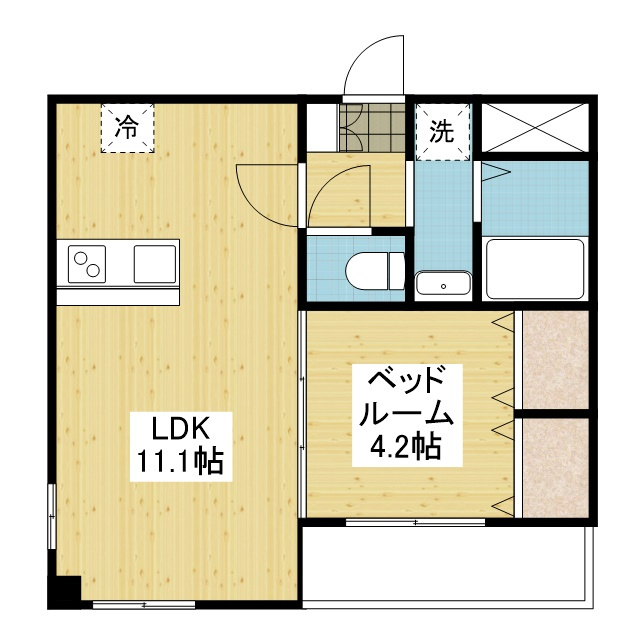 アルト栗林公園の間取り