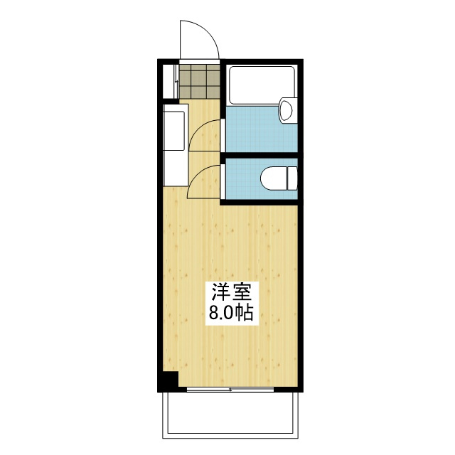 メゾンキタタチの間取り