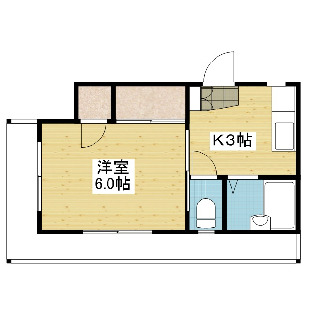 メゾンドクレールⅡの間取り