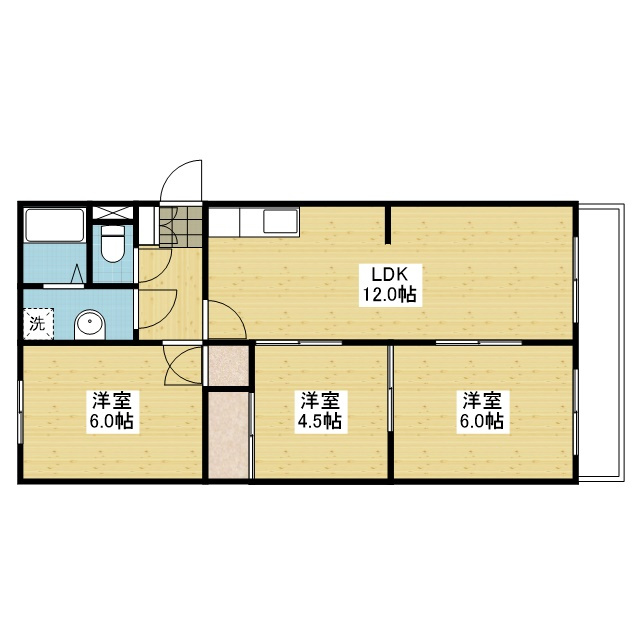 門屋マンションの間取り