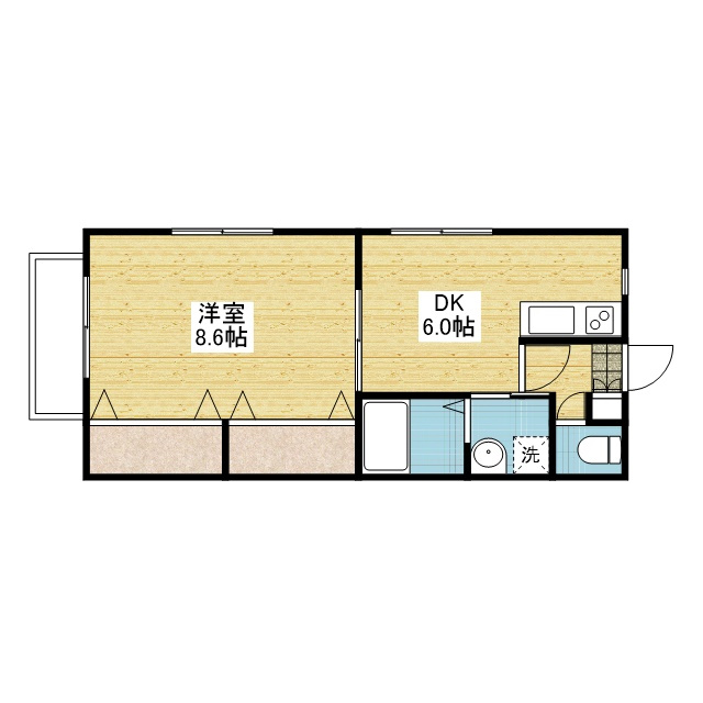 セゾンⅡの間取り