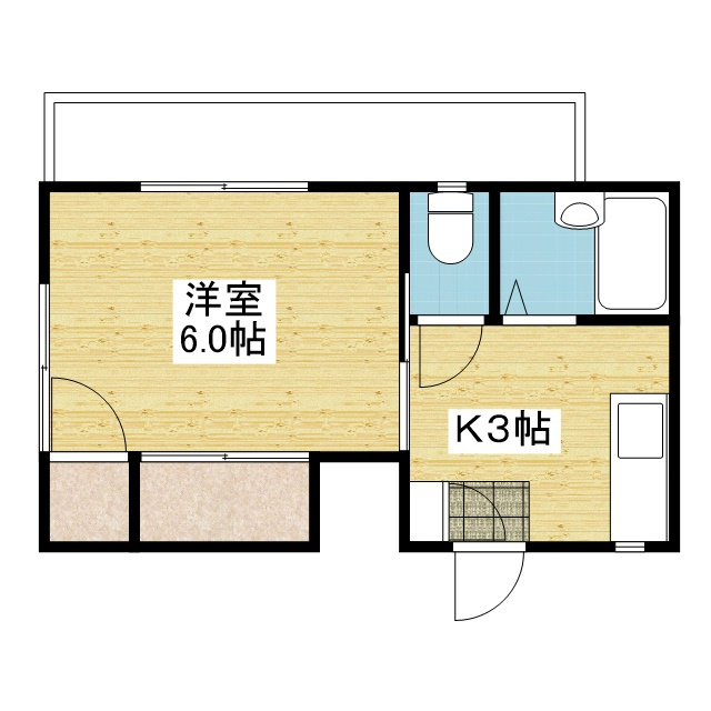 メゾンドクレールⅡの間取り