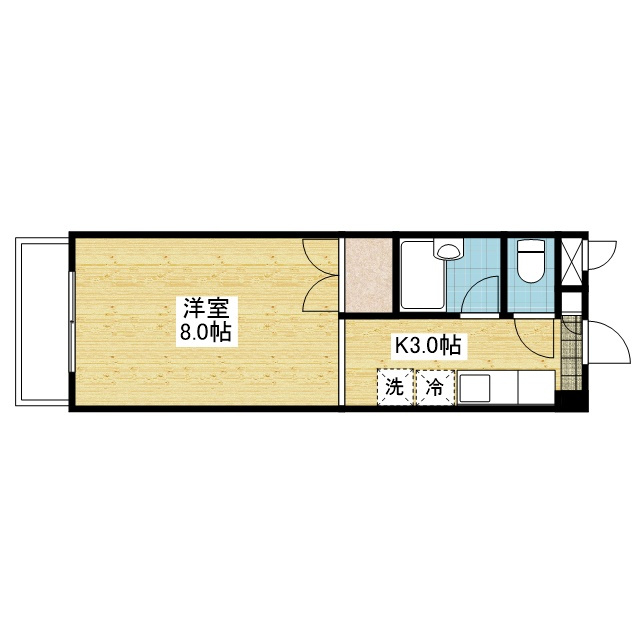メッセ和泉北の間取り