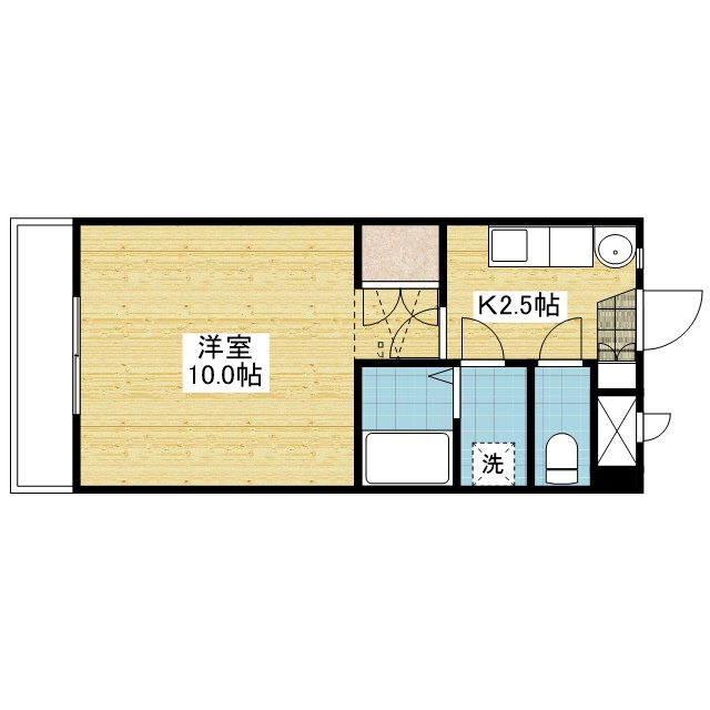 サンハイツ11の間取り