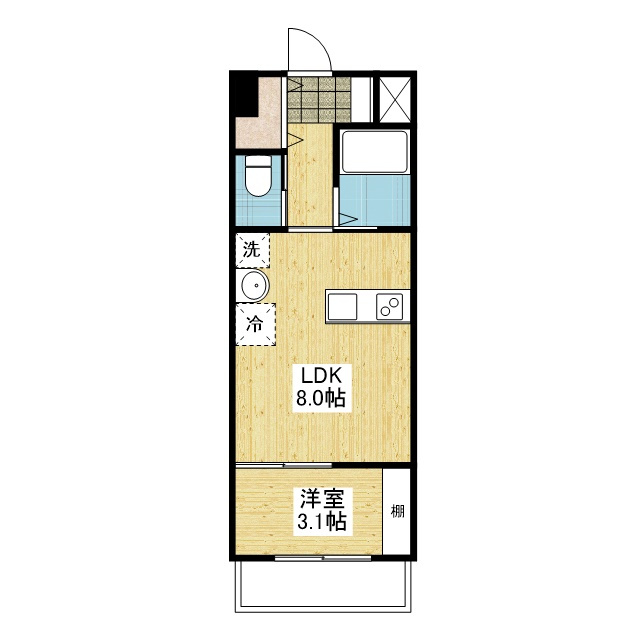 Renotta Izumikitaの間取り