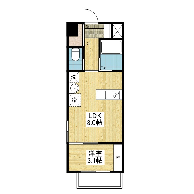 Renotta Izumikitaの間取り