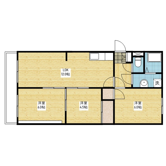 門屋マンションの間取り