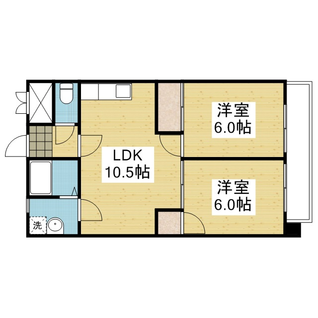 セントヒルズ久万ノ台の間取り
