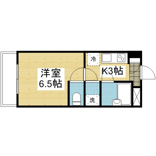 メゾン・ド・ルー城北の間取り