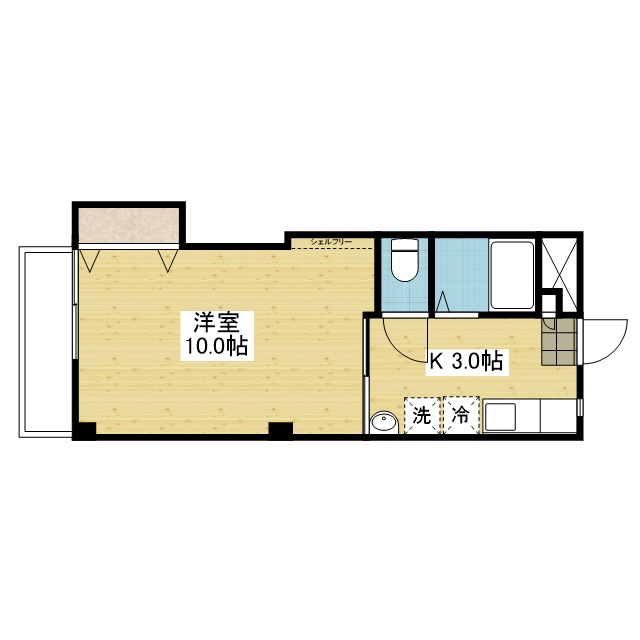 メゾンド南海Ⅰの間取り