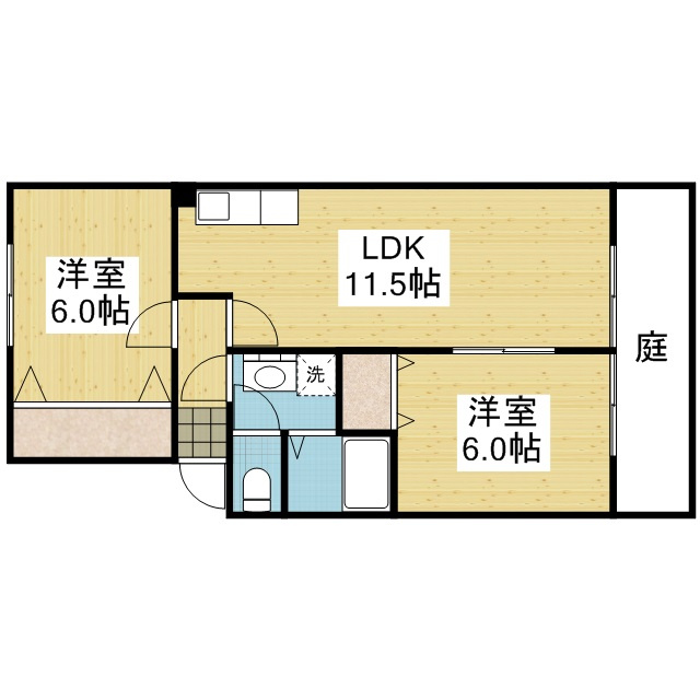 アイディール久米の間取り