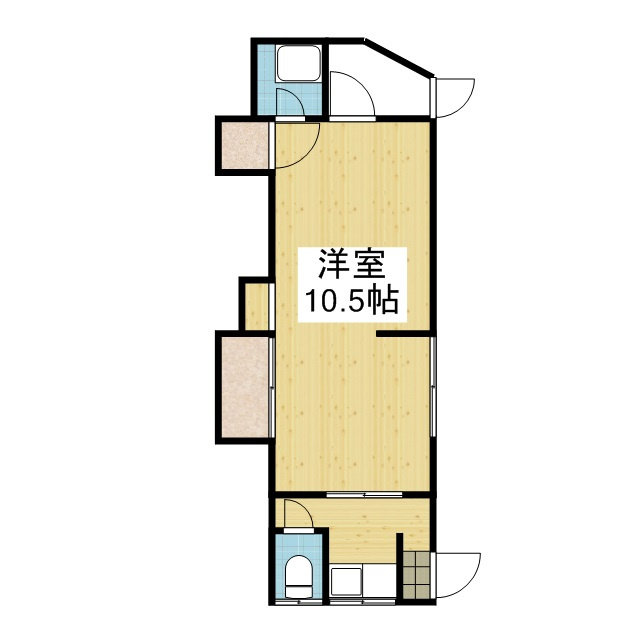 ハイツ南立花の間取り