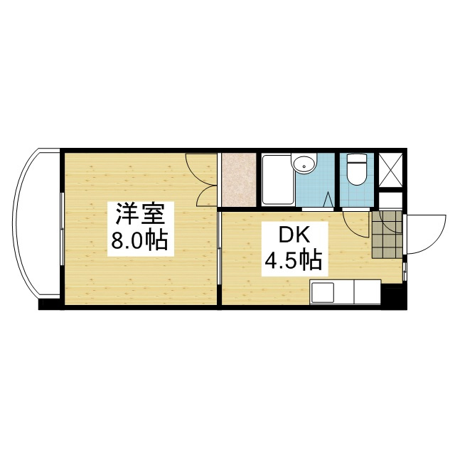 R5マンションの間取り