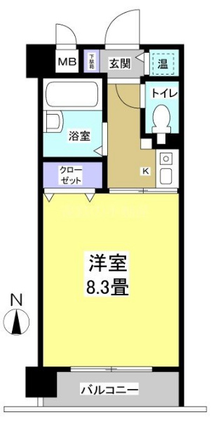 ブライティ助信315の間取り