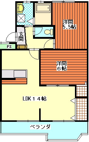 MSタウンⅢA-3の間取り