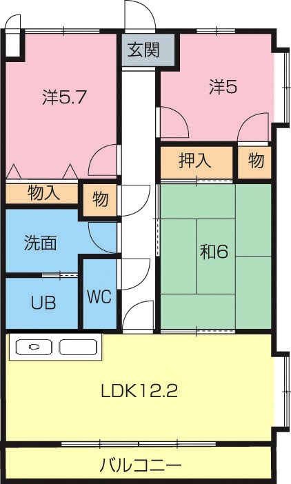 パストラーレの間取り