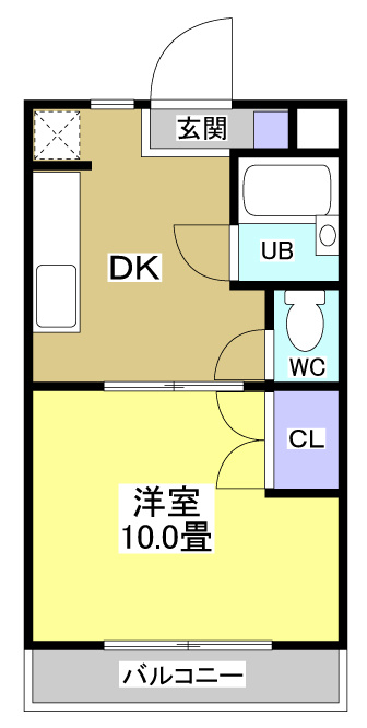 ローランギャロス301の間取り