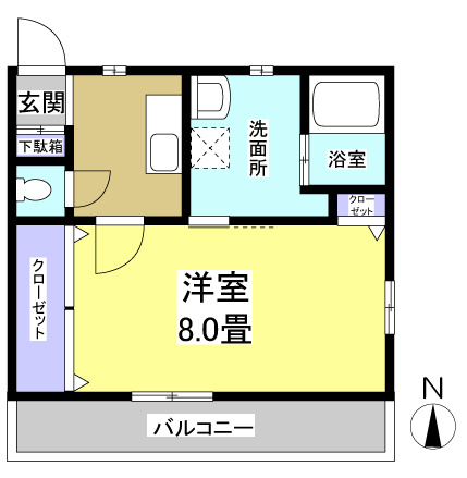 カーサ・ルーチェの間取り