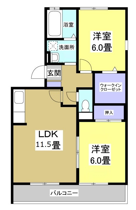 サバティーニ新橋の間取り