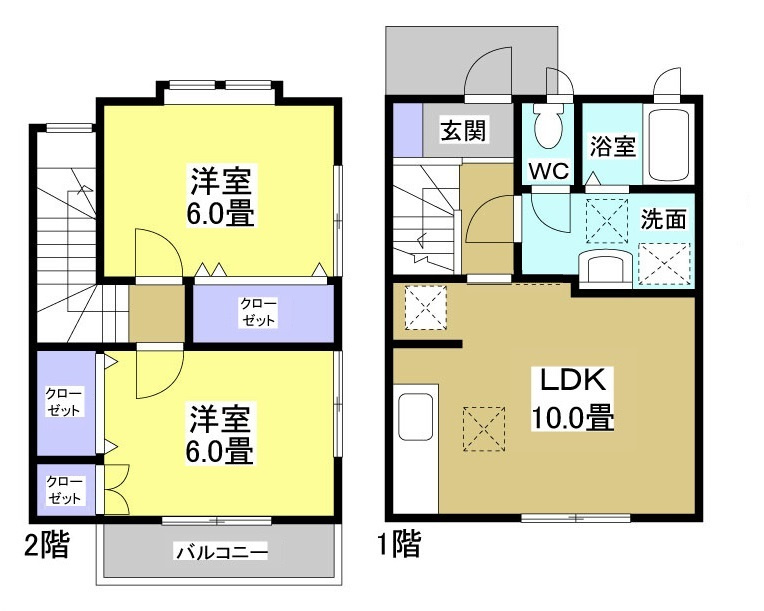 ブライティ萩丘Bの間取り