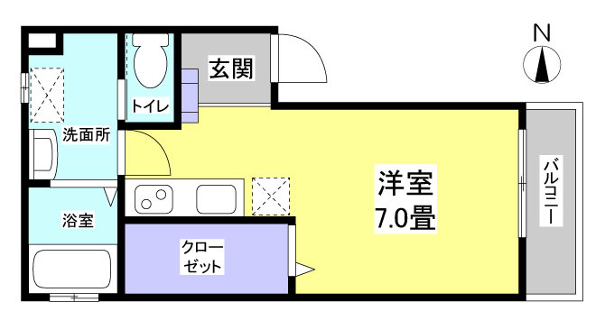 ラテッセM102の間取り