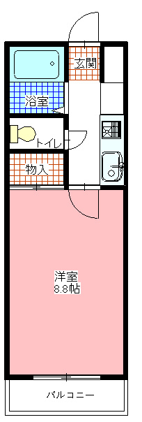 ツルビル304の間取り