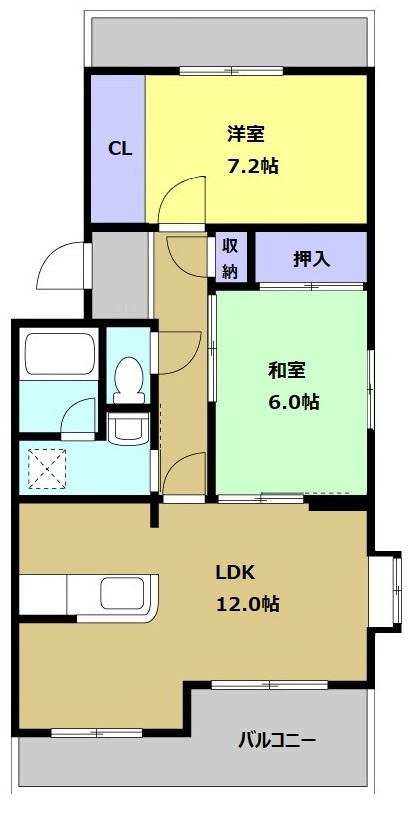 アバンテヤマカ201の間取り