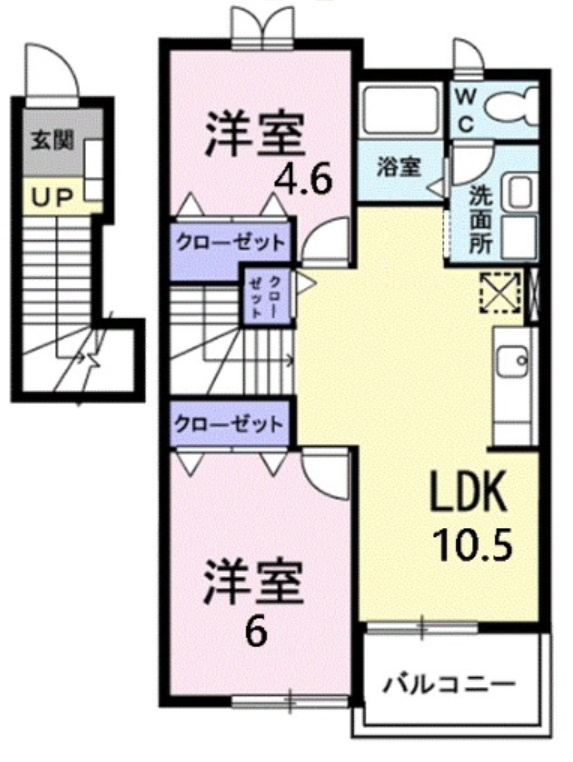 サンリッチ201の間取り