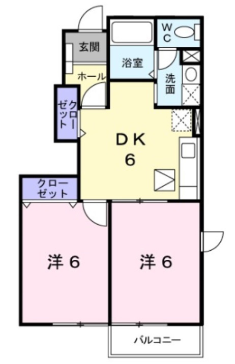サンリッチ101の間取り
