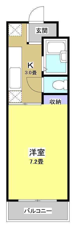 ラフォーレ半田205の間取り