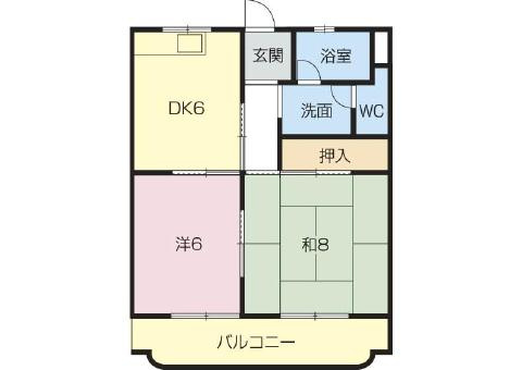 トラストマンション205の間取り