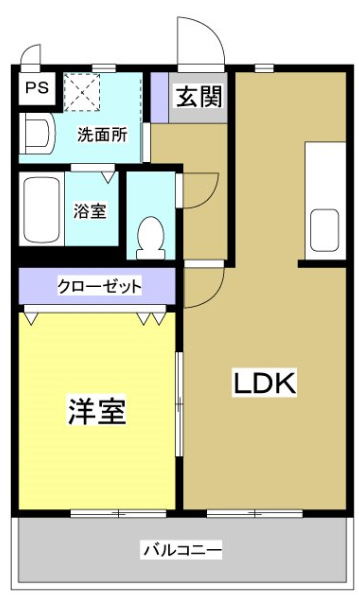 エムズドリームⅥ106の間取り